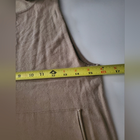 Roolee Knit Wideleg Jumpsuit Size Small Beige BoHo Nursing Friendly - Picture 9 of 10